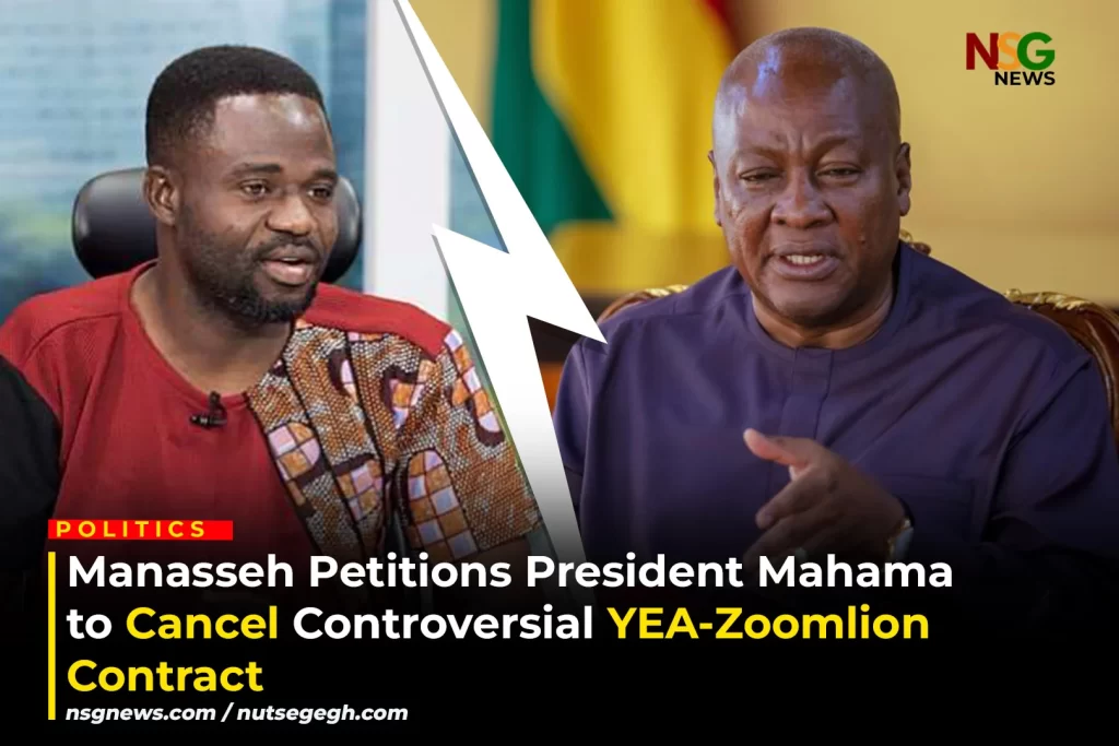 Manasseh Petitions President Mahama