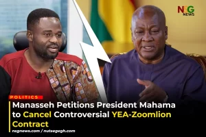 Manasseh Petitions President Mahama