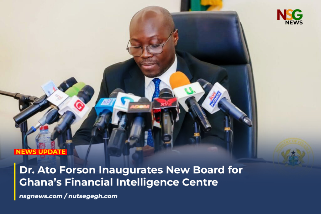 Dr. Ato Forson Inaugurates New Board