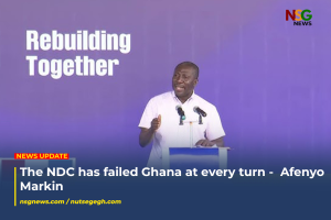 The NDC has failed Ghana at every turn Afenyo Markin