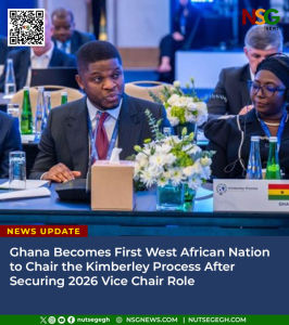 Ghana Becomes First West African Nation to Chair the Kimberley Process After Securing 2026 Vice Chair Role