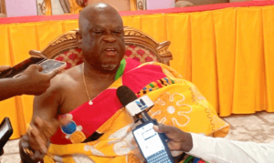 Osagyefo Amanfo Edu VI, the Omanhen of Mankessim Traditional Area